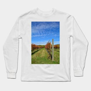 Autumnal Grape Vines Long Sleeve T-Shirt